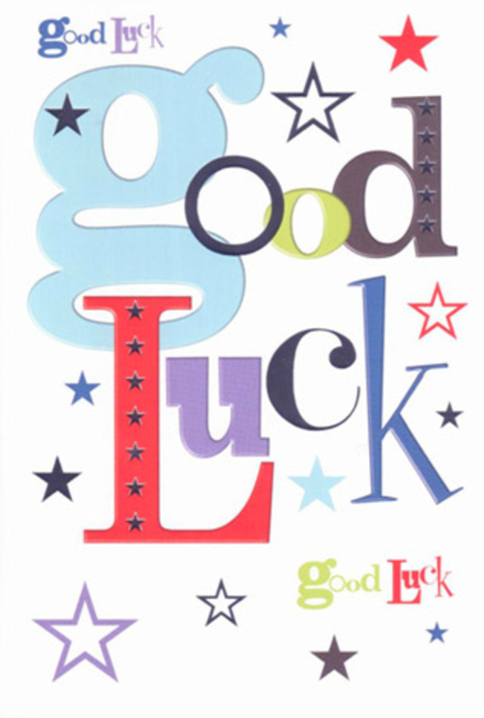There's a spirited vibrancy in this Hampton Hill-inspired good luck card-a visual celebration alive with joyful colour, lively fonts, and a dash of local magic. Each letter in 'Good Luck' emerges with its own personality: broad strokes of pastel blue mirror clear local skies, slender midnight black provides elegant balance, and exuberant reds and purples invoke the bold displays found in village shopfronts. Scattered coloured stars-navy, lilac, lemony green-dash across the white background like confetti at a street fair, adding movement and sparkle. The arrangement of colour and white space lets every element shine, fashioning a modern, heartfelt composition reminiscent of laughter and applause echoing down Windmill Road. More than a mere card, it's a talisman crafted with friendly intent-a pocket-sized symbol of hope and belief intended to walk with someone into the unknown. Each detail, from the crisp texture to the interplay of hues, reflects the thoughtfulness that defines both local florists and the Hampton Hill community.